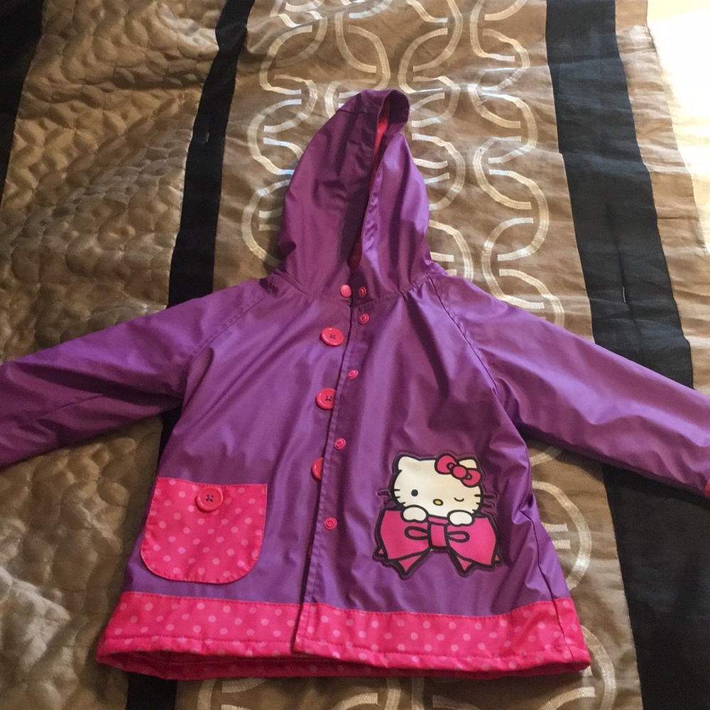 Girls Hello Kitty raincoat, 3T